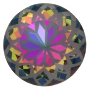 Aurora A1088L Lotus 10 mm Round Cabochon - Crystal Volcano x1
