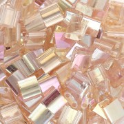 Miyuki Tila Beads 5x5x1.9 mm TL-55018 - Crystal Yellow Rainbow x10g|raw }}