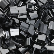 Miyuki Tila Beads 5x5x1.9 mm TL-55096 - Black Vacuum Hematite Full x10g