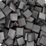 Miyuki Tila Beads 5x5x1.9 mm TL-55105 - Crystal Chrome Full Mat x10g