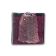 Silver foil squares 20mm Amethyst x4