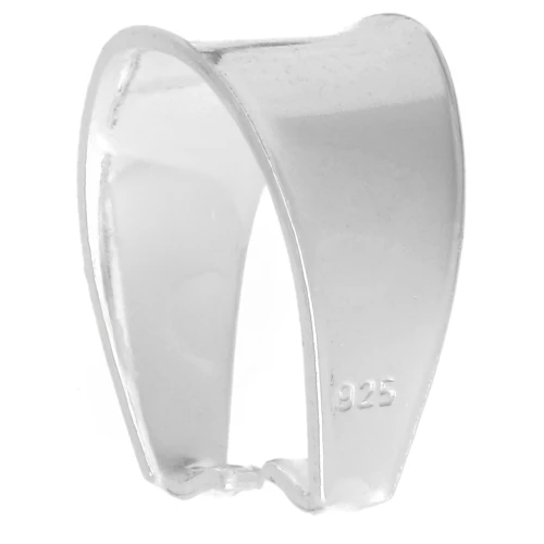 Pendant clasp 8x5 mm - 925 Sterling Silver x1
