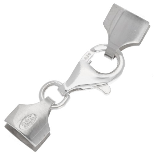 Lobster Clasp 11 mm for Miyuki 11/0 4 rows - 925 Sterling Silver x1