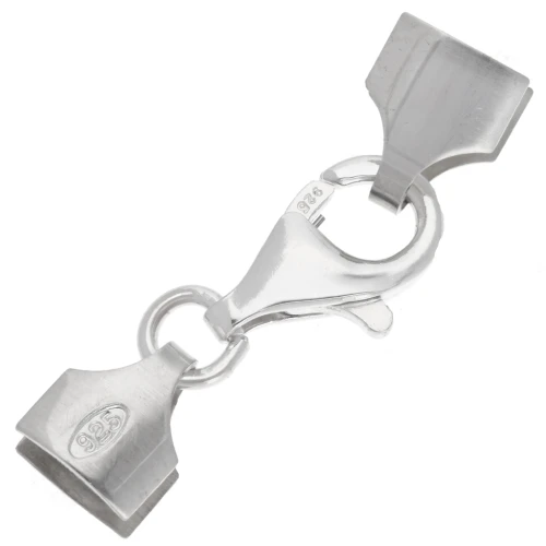 Lobster Clasp 11 mm for Miyuki 11/0 4 rows - 925 Sterling Silver x1