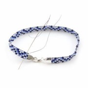 Lobster Clasp 11 mm for Miyuki 11/0 4 rows - 925 Sterling Silver x1