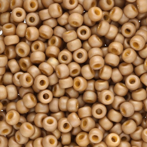 Rocaille Miyuki 8/0 4693 - Opaque Glazed Frosted Rainbow Pistachio x8g