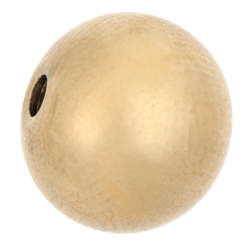 10 mm round beads - 316F gold-plated stainless steel x4