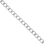 Rombo 3 mm mesh chain - 316L stainless steel x1m