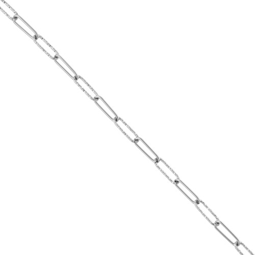 Rectangular textured chain link 4 mm Stainless steel 304 x50cm