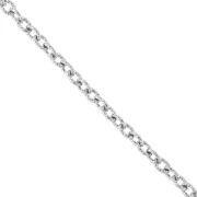 Trace textured mesh chain 6 mm - Stainless steel 304 x50cm