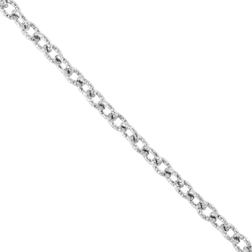 Trace textured mesh chain 6 mm - Stainless steel 304 x50cm