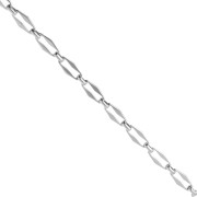 Fancy mesh chain 7 mm - Stainless steel 304 x50cm|raw }}