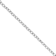 Forçat filed link chain 1.9 mm - Stainless steel 316L x1m