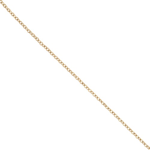 Forçat mesh chain 2 mm - Stainless steel 316L Gold x50cm