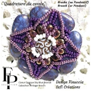 Glass heart bead 16x15 mm - Opaque Sky Blue AB x1