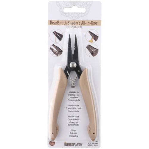 4 in 1 spring jewelry pliers 14 cm - Beige x1