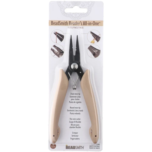 4 in 1 spring jewelry pliers 14 cm - Beige x1