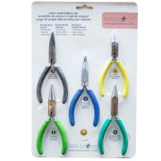 Set of 5 Professional-Quality Jewelry Pliers