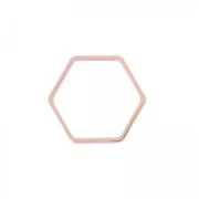 Honeycomb spacer 11mm pink gold HQ x4