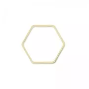 Honeycomb spacer 11 mm light gold HQ x4