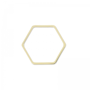 Honeycomb spacer 11 mm light gold HQ x4