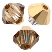 Swarovski Bicones 5328 4 mm - Crystal Aurum x1440