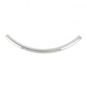 Curved tube 95x5 mm rhodium x1|raw }}
