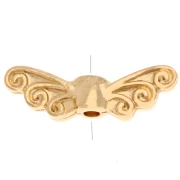 Fairy wings bead 4x13.5 mm - Fine gold plated x1