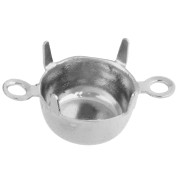 Insert claw setting for PureCrystal 1028/1088 8 mm cabochon - Silver x1
