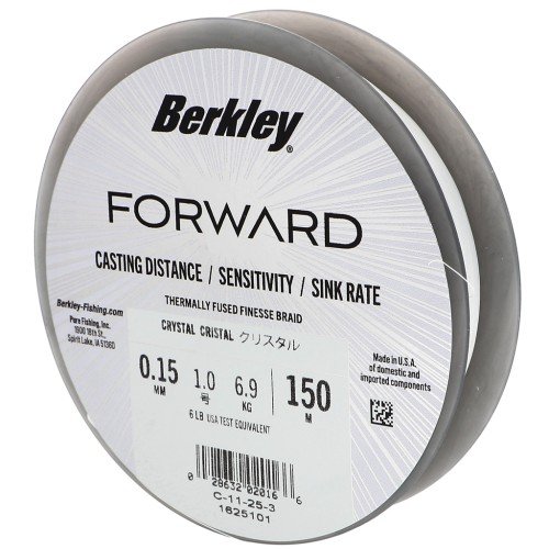 Fil Forward - Ultra-strong and flexible fine braid 0.15 mm (6LB) - Crystal x150m