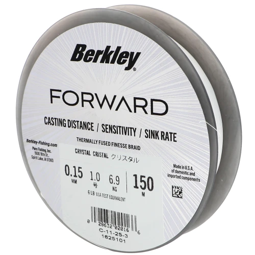 Fil Forward - Ultra-strong and flexible fine braid 0.15 mm (6LB) - Crystal x150m