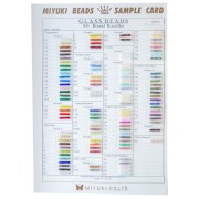 Miyuki 8/0 Seed Bead Color Chart (No. 865/R/1-2) - Sheets 1 and 2