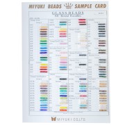 Miyuki 8/0 Seed Bead Color Chart (No. 865/R/1-2) - Sheets 1 and 2