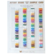 Miyuki 6/0 Seed Bead Color Chart (No. 866/R/1-3) - Sheets 1, 2, and 3
