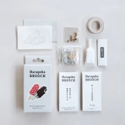 Miyuki Brooch-Making Kit - Ice x1