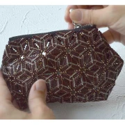 Miyuki Kit for Making a Clutch - Brown x1