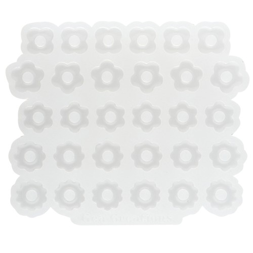Géa Creations silicone mould for flower pendants 15 mm x1