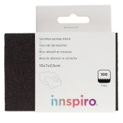 Fine-grain foam sanding block P100 10x7 cm x1