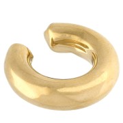 Ear cuff - Bague d'oreille anneau large 19 mm - Stainless steel 304 Gold x1