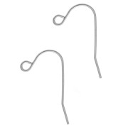 Ear hooks 7 mm - 316L stainless steel x2