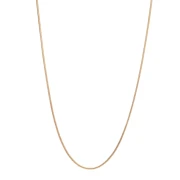 Necklace 1.3 mm serpentine mesh - Stainless steel 304L Gold x43cm
