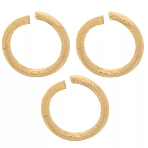 Open rings 5x0.7 mm - 304L Gold stainless steel x10