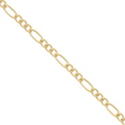 Figaro chain (1x3) 1.5mm Gold filled x 50cm
