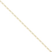 Figaro chain (1x1) 1.6mm Gold filled x 50cm|raw }}