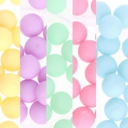 Gift - Round beads without hole 6 mm - Random colors x25