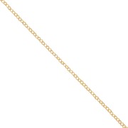 Double Round Cable chain link chain 1.6mm Gold filled x 50cm|raw }}