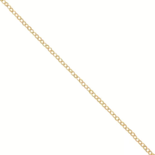 Double Round Cable chain link chain 1.6mm Gold filled x 50cm
