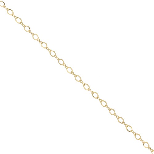 alternate (1x1) link chain 2mm Gold filled x 50cm