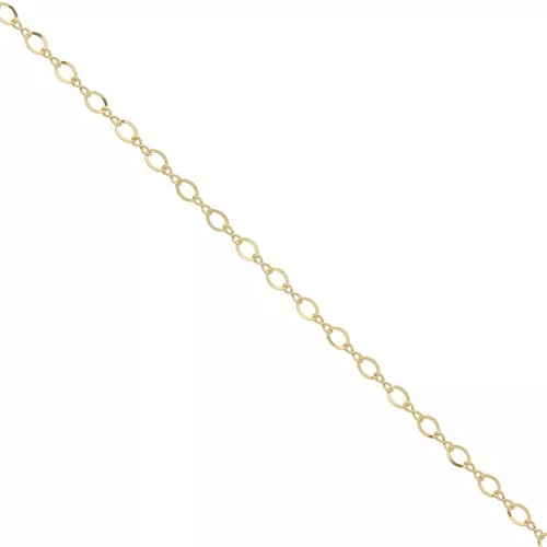 alternate (1x1) link chain 2mm Gold filled x 50cm