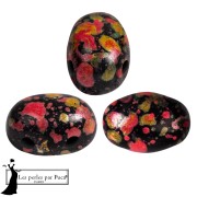 Glass beads Samos® by Puca® 5x7 mm - Enamel Orange x10g